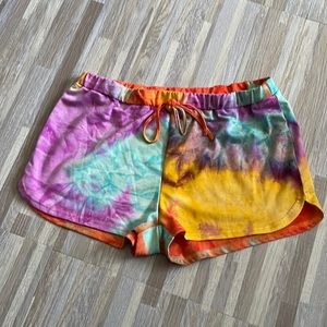 SHEIN tye dye shorts size XL (A8)